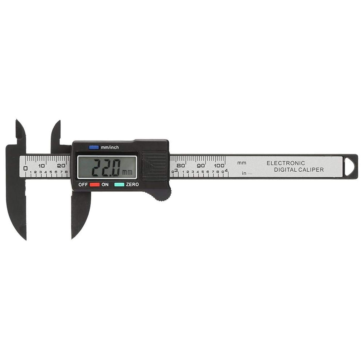 Digital Vernier Caliper 0-150mm (6 Inch) – Electronic Carbon Fiber Micrometer with LCD Display, Precision Measuring Tool for DIY, Jewelry & Industrial Use