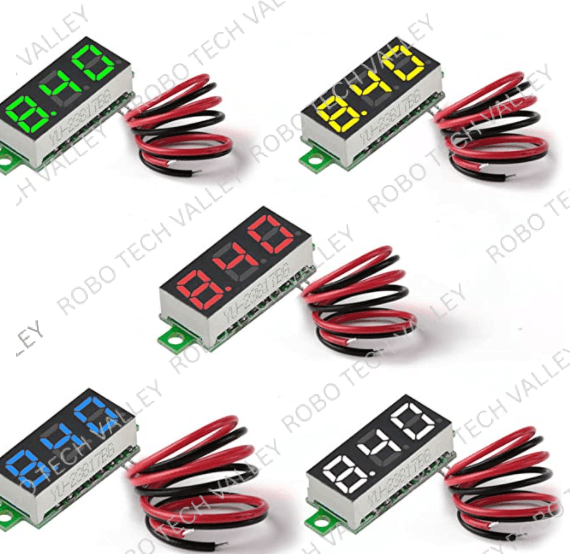 0.28 Inch 2.5V-30V Mini Digital Voltmeter