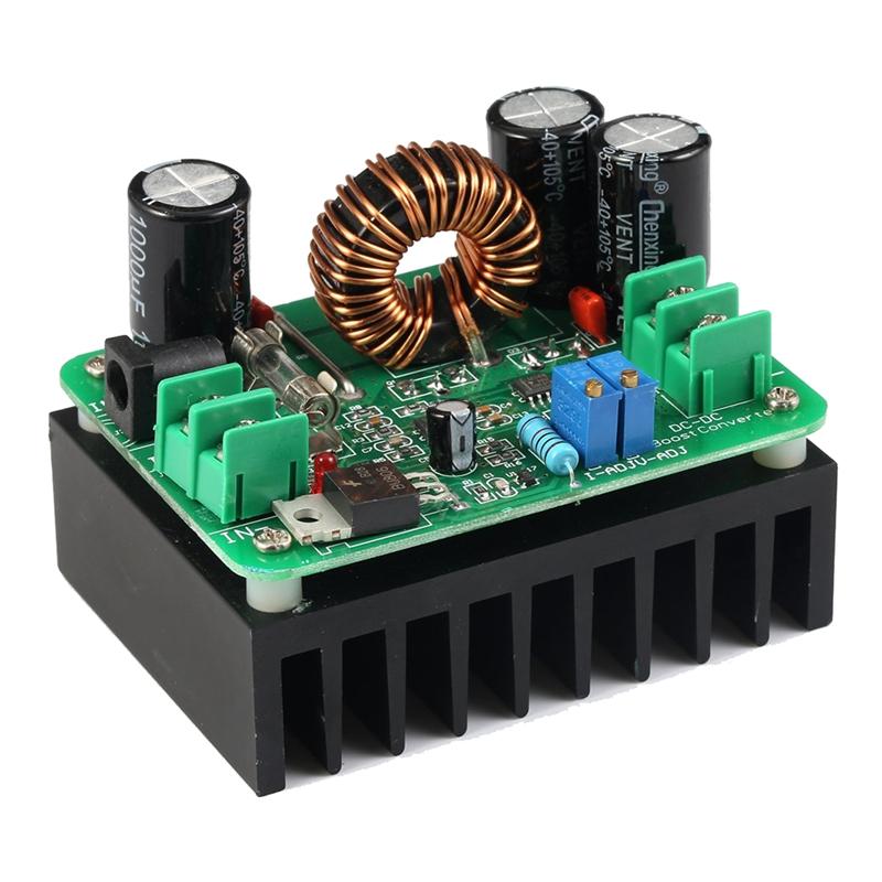 DC-DC Boost Converter 10-60V to 12-80V Step-up Voltage Regulator 600W Auto Power Supply Transformer