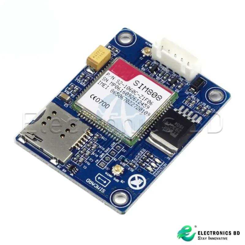 SIM808 GSM GPRS GPS Bluetooth SMS Module