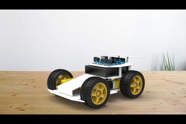 4WD Smart Robot Chassis Car Ninja Kit