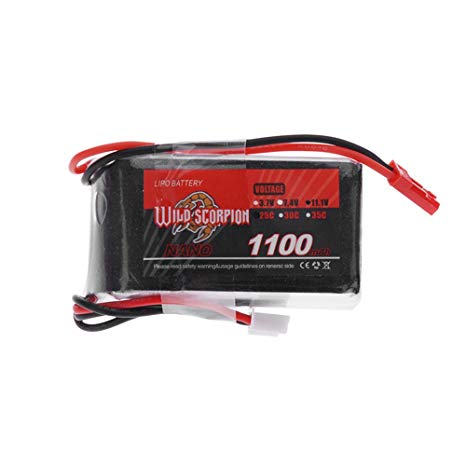 Wild Scorpion Lipo Battery 1100mah 3s 25c - Robo Tech Valley