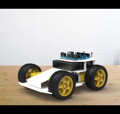 Best 4WD Smart Robot Chassis price in bd Car Ninja Kit