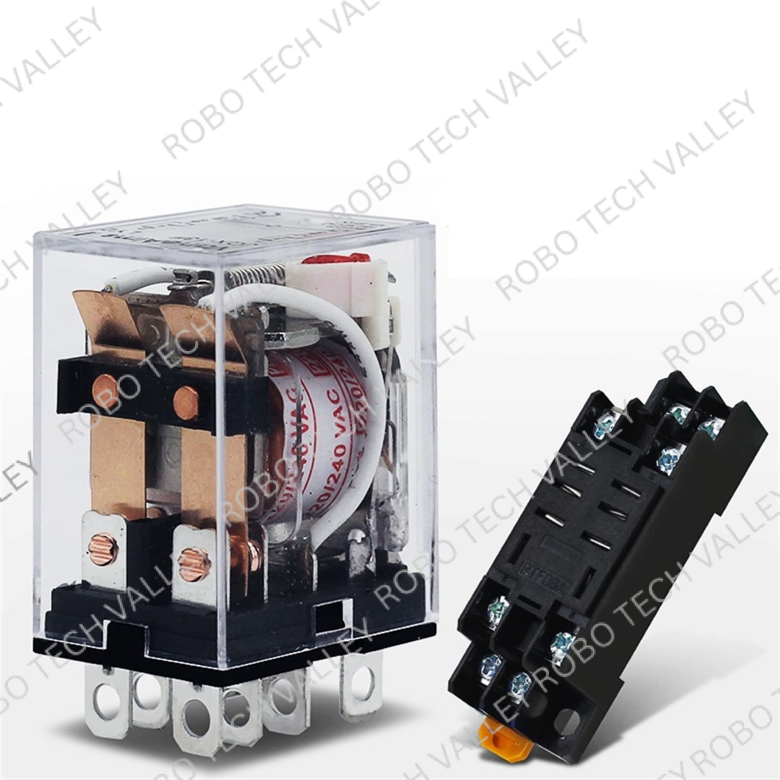 Relay 8pin 220VAC 10A with Base