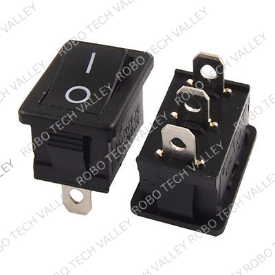 Rocker Switch 3-Pin SPDT 10A
