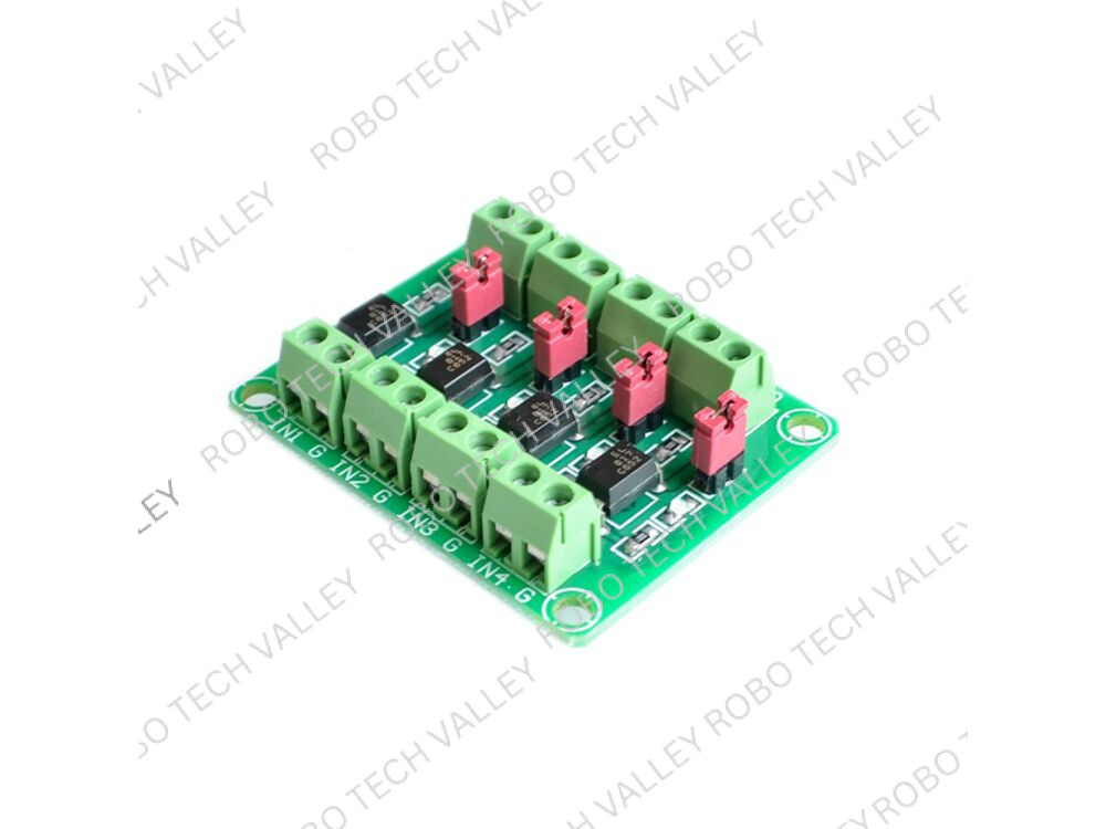 PC817 4 Channel Optocoupler Isolation Board
